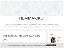 Tablet Screenshot of hemmariket.se